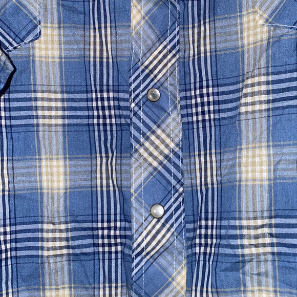 NWT Wrangler long sleeve shirt w pearl snaps 3XT - Picture 4 of 5